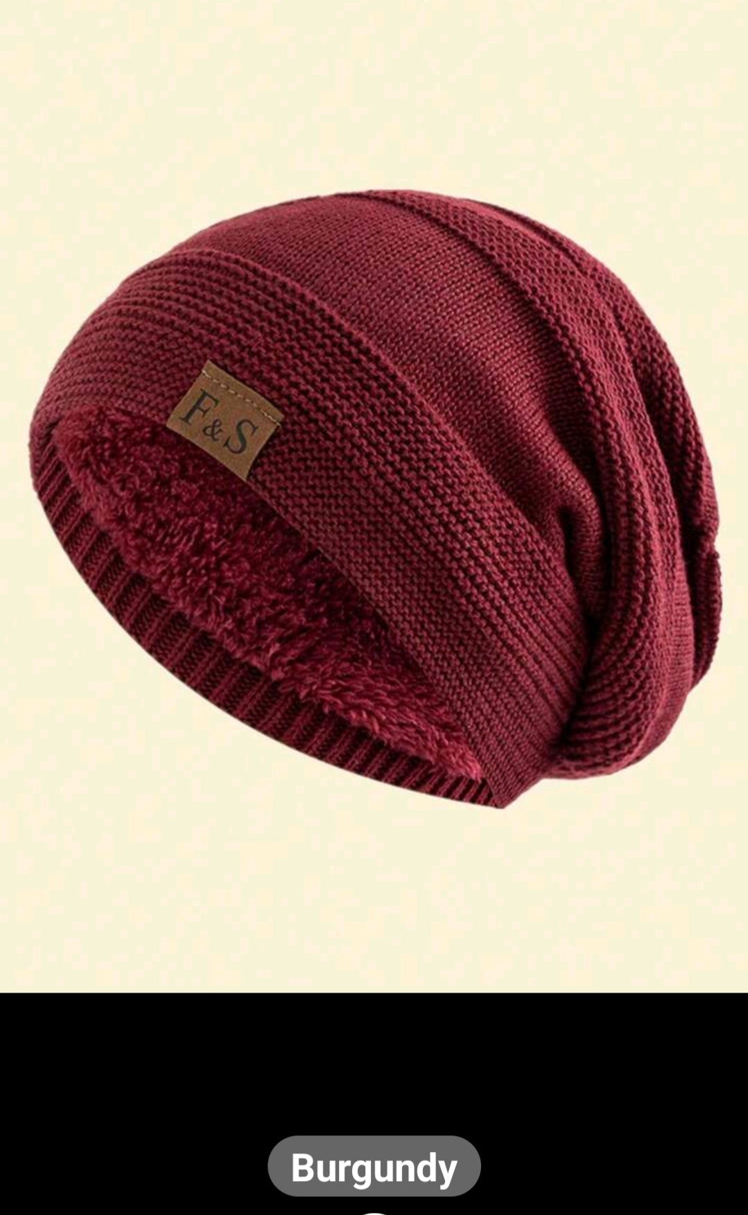 Slouchy Beanie Hat